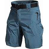 AUTIWITUA Men's Hiking Cargo Shorts Quick Dry 9" Lightweight Tactical Work Shorts with Pockets(No Belt)