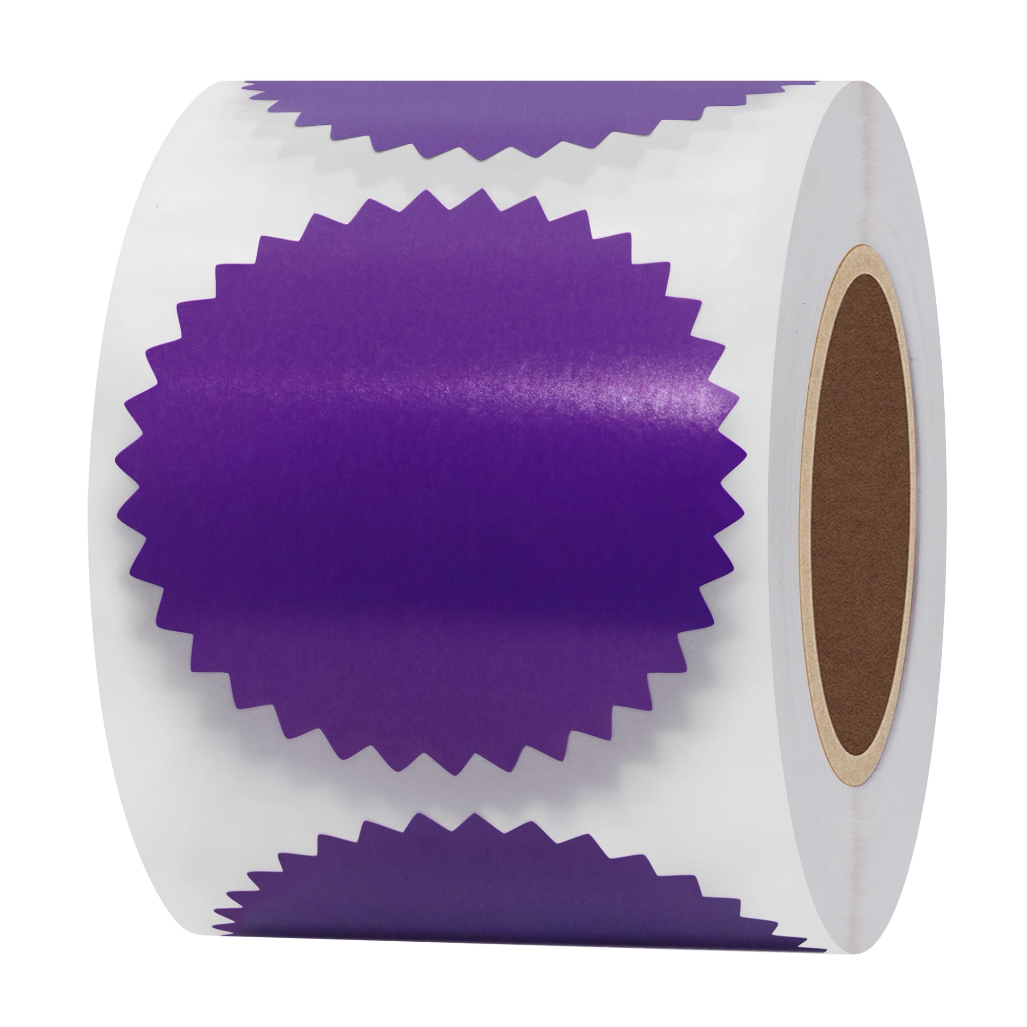Hylabelest 2 Inch Bright Purple Certificate Wafer Seals Labels Awards Legal Embossing Stickers (Bright Purple)