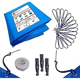 Imperial Lonas - Lona Capa Para Piscina 6,5x3,5 300 Micras Com Kit Instalação