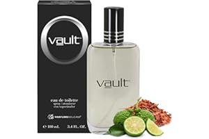 PB ParfumsBelcam Vault Eau De Toilette Spray for Men – Bold Fresh Musk with Bergamot, Sandalwood & Sweet Grass Notes, Long-La