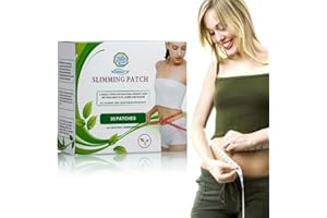 30 Pcs Waist Slimming Patches, Belly Button Patch Safe and Natural Highly Absorbent Self-Adhesive Weight Loss Patch, Healthy 