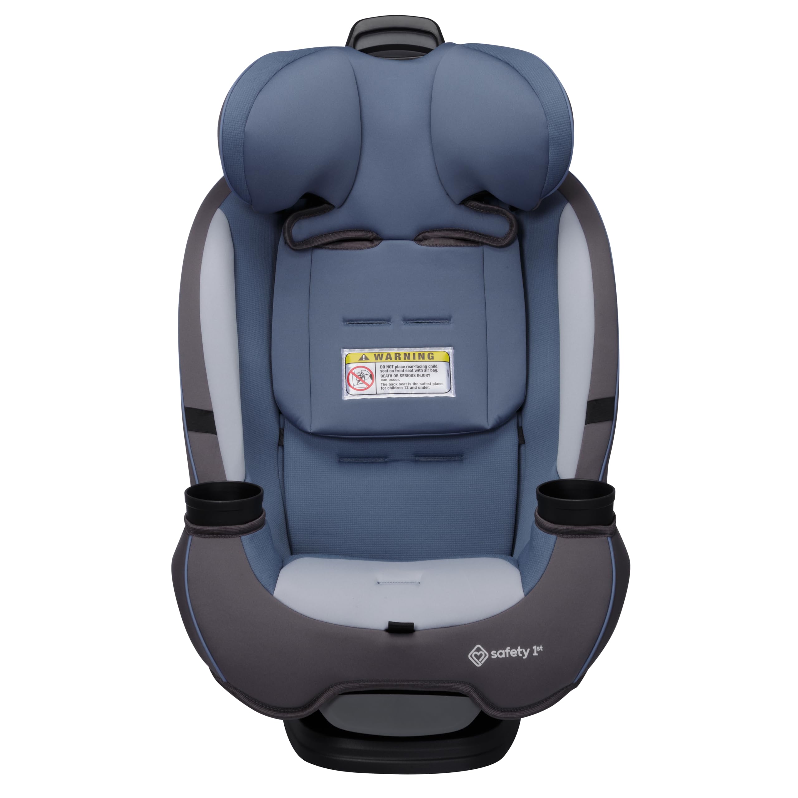 Safety 1st Grow and Go All-in-One Slim Convertible Car Seat, Rear Facing, 5-40 lbs, Forward Facing (30–65 lbs), High Back Booster Seat 40-100 pounds, Alaskan Blue