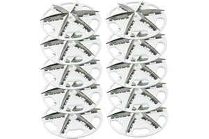 10-Pack Fabric Shaver Replacement Blades, 57mm Alloy Pill Shaver 6-Blade Head for Efficient Lint & Pill Removal