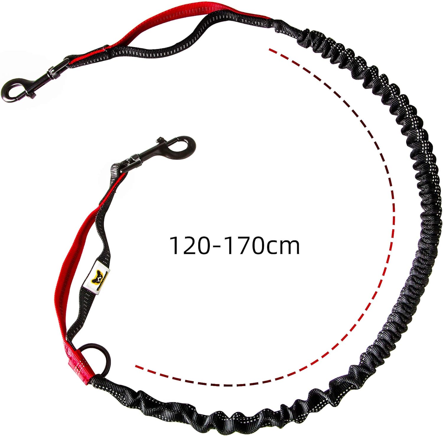 Bungee for jogging leash, extension for dog leash BigaMart