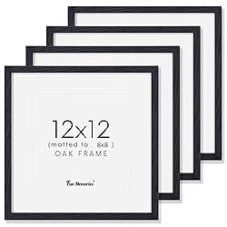 12x12 Picture Frames, Natural Oak Wood Frame 12 x