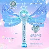 Britik Bubble Wand for Kids Light Music Fairy Princess Design 3-8 Years view 6
