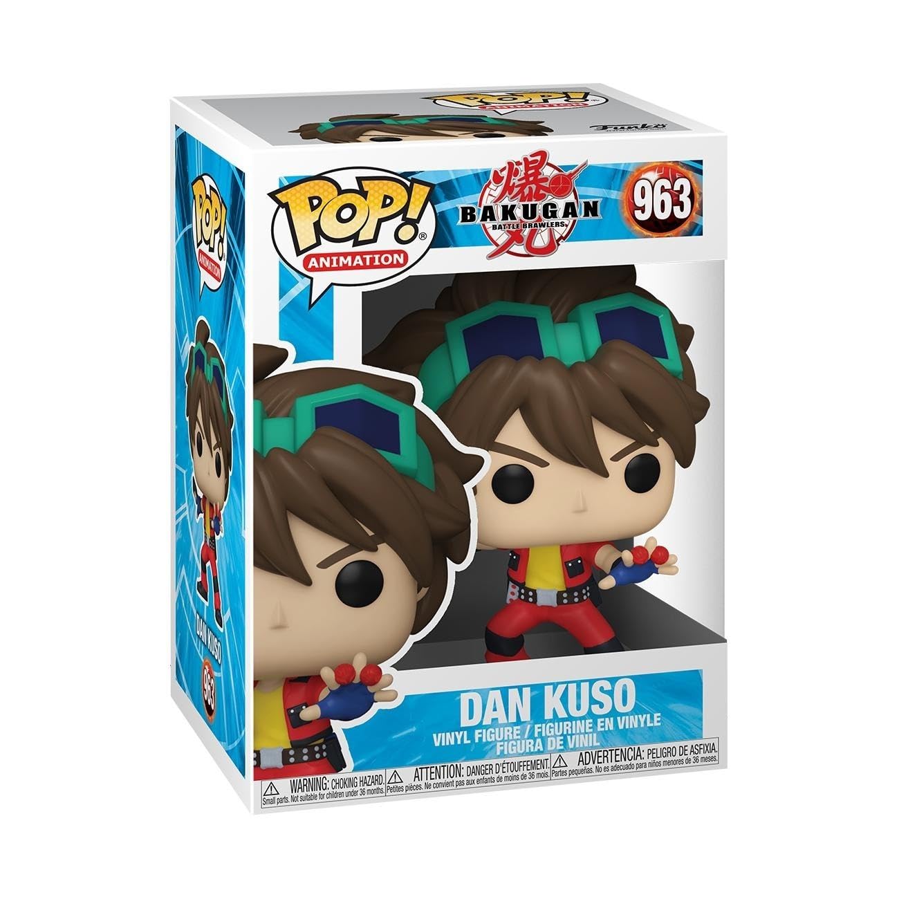Funko POP! Animation: Bakugan - Dan - Collectable Vinyl Figure - Gift Idea - Official Merchandise - Toys for Kids & Adults - Anime Fans - Model Figure for Collectors and Display