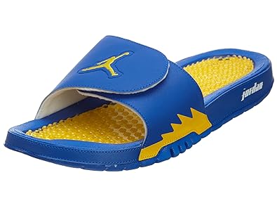 yellow jordan sandals