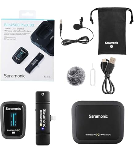 Amazon.com: Saramonic Blink 500 Pro X B5 Wireless Mic System with