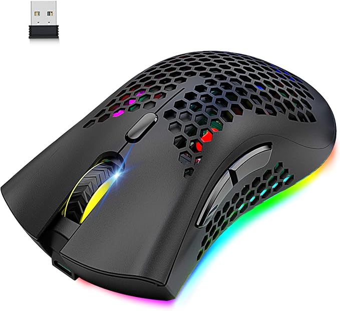 Wireless Lightweight Gaming Mouse with 7 Button