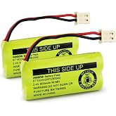VANBOW BT183342/BT283342 2.4V 800mAh Ni-MH Cordless Phone Battery Pack | Compatible with AT&amp;T VTech Cordless Phone Batteries BT166342/BT266342 BT162342/BT262342 (Pack 2)