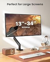 ErGear Single Monitor Arm Desk Mount 13-34 inch VESA 75/100 kg 10 view 3