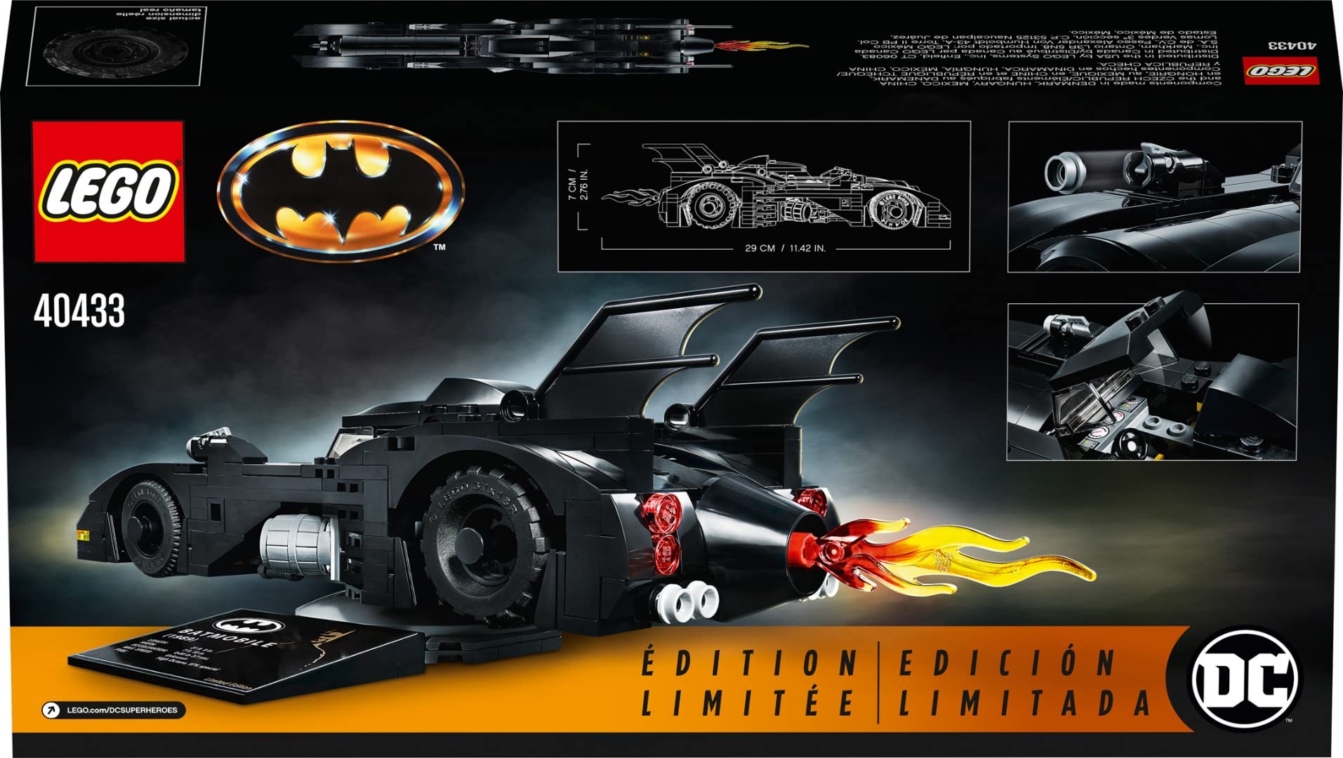 LEGO DC Comics Super Heroes 1989 Batmobile - Limited Edition - 40433