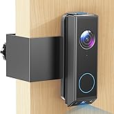 Anti-Theft Video Doorbell Mount for Eufy E340, Doorbell Camera Mount, No Drill Adjustable Mounting Bracket Holder Accessories for Apartment Rentals, Enhanced Protection Doorbell Mount Bracket