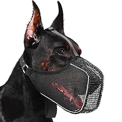 Mayerzon Dog Muzzle, Patented Mesh Muzzle with