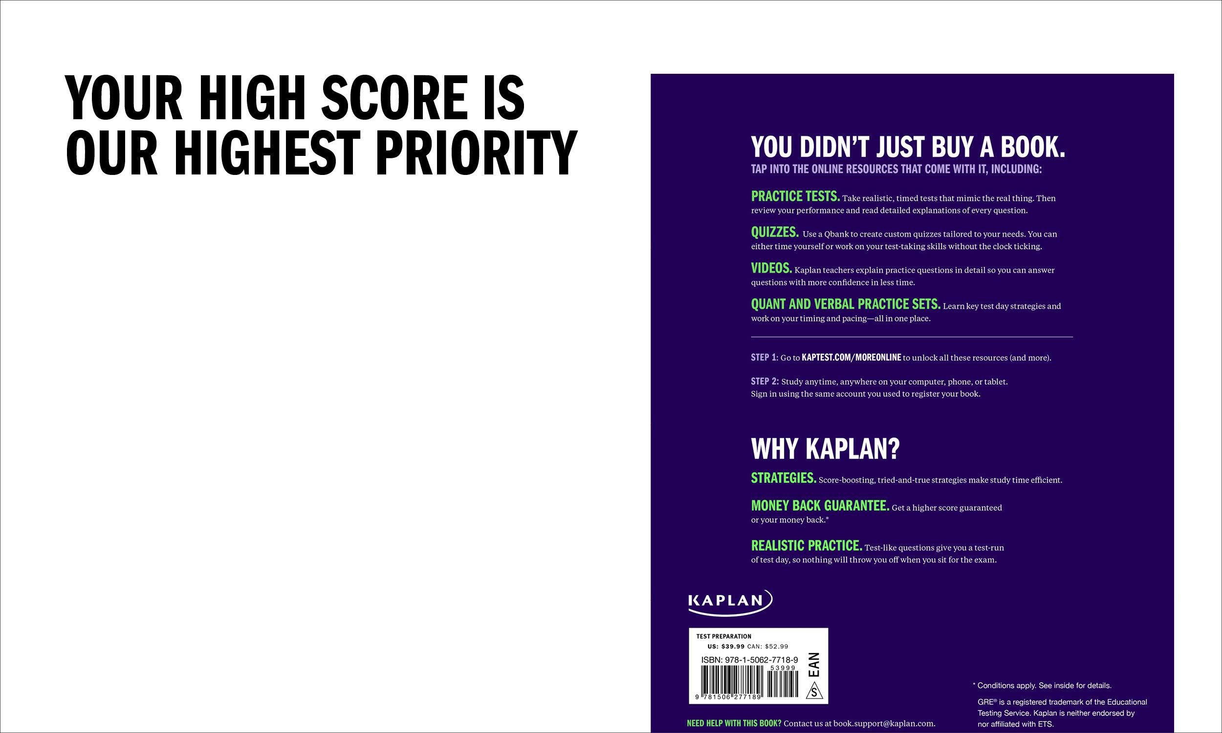 GRE Prep Plus 2023, Includes 6 Practice Tests, 1500+ Practice Questions + Online Access to a 500+ Question Bank and Video Tutorials (Kaplan Test Prep)
