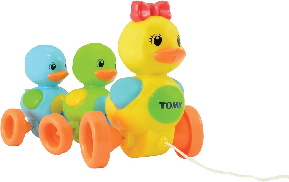 Toomies Quack Along Ducks Pull Along Toy Educational Multicoloured 12 Months+