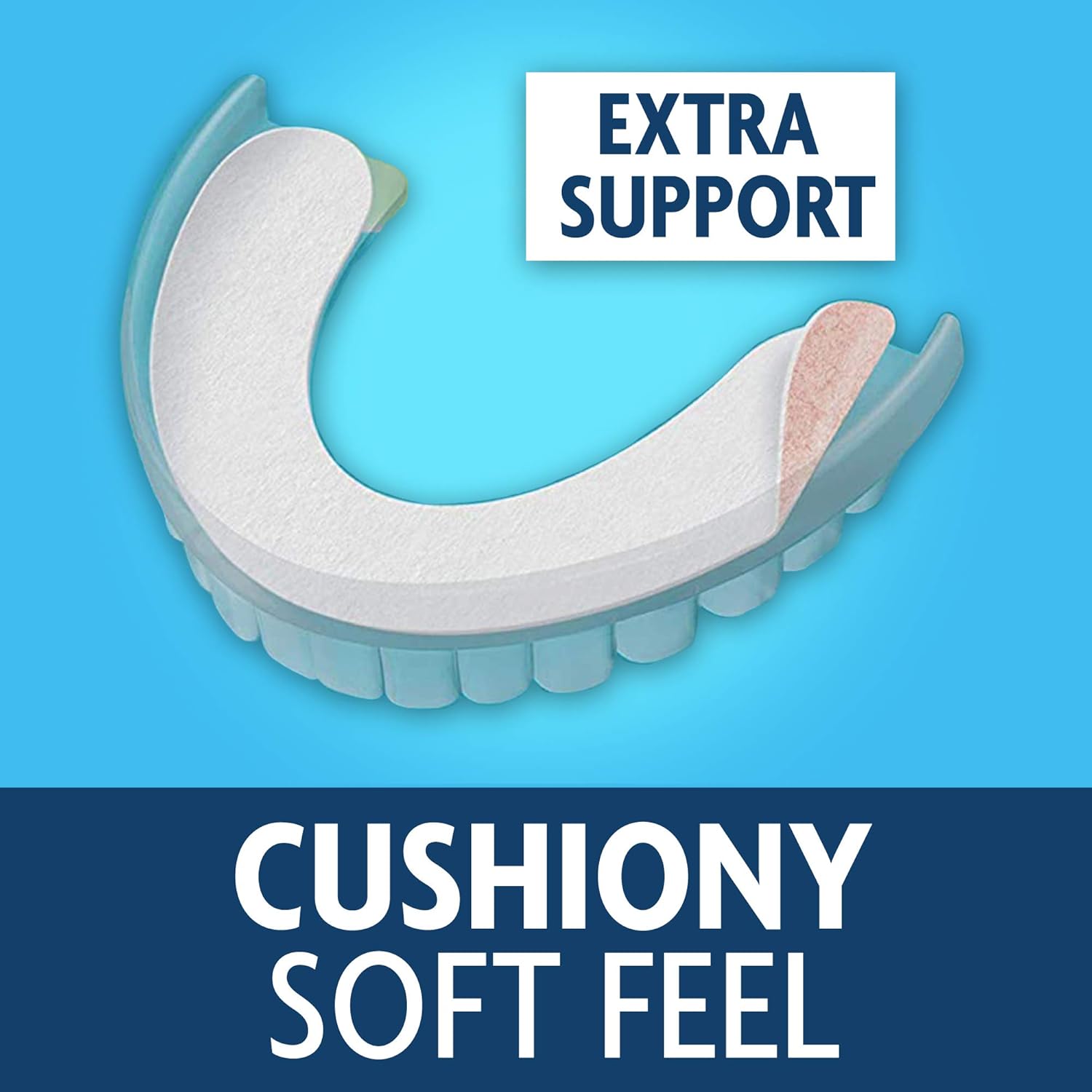Sea Bond Secure Denture Adhesive Seals, Original Uppers, Zinc Free, All Day Hold, Mess Free, 30 Count : Denture Care Product : Beauty