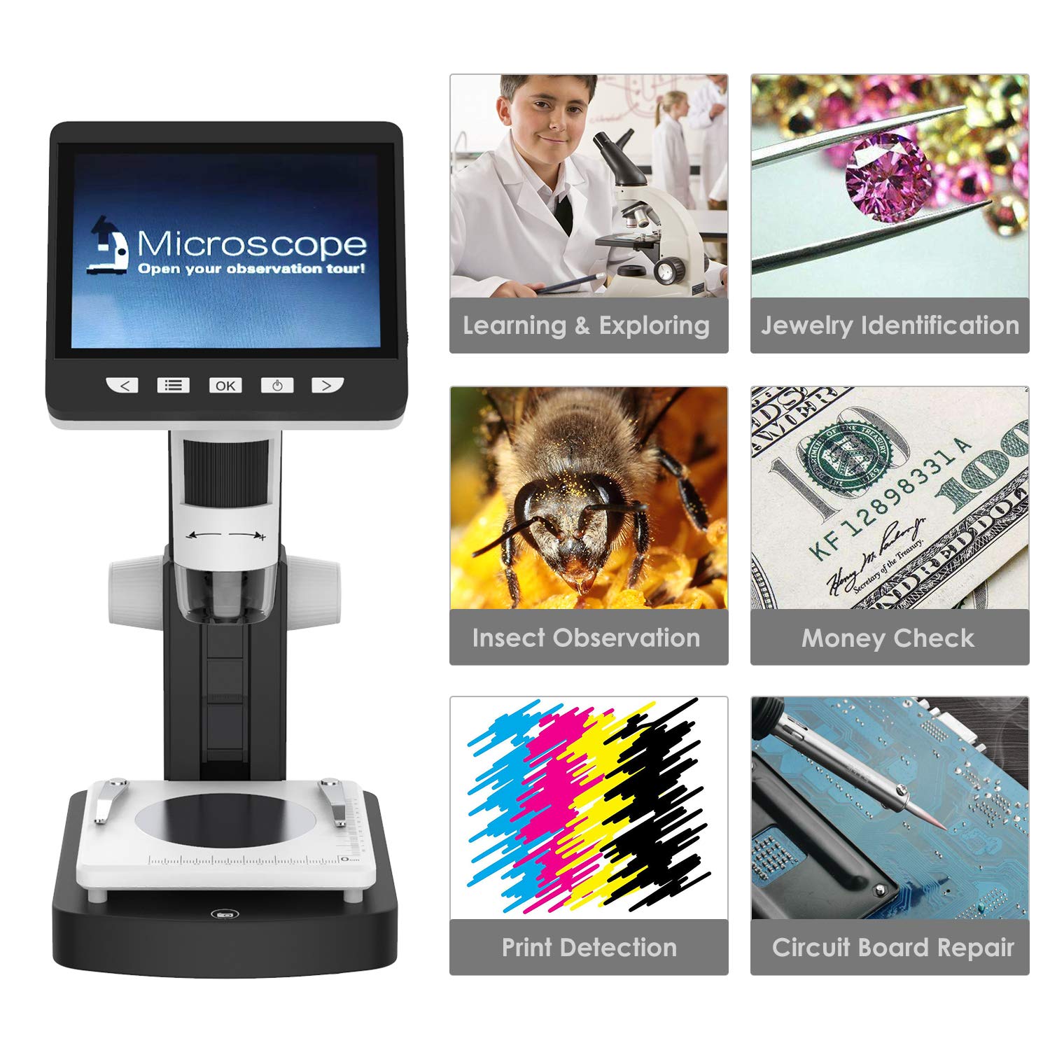 Camera Video Recorder Support Windows & Mac PC MoKo USB LCD Digital