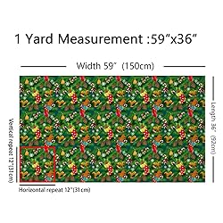 Xmas Fabric by The Yard, Christmas Tree Upholstery