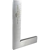 Kinex 4033-02-015 6 Inches Tall x 4 Inches Wide Flat Solid Machinist Square DIN 875/0 Square to w/in 0.0003 Inches