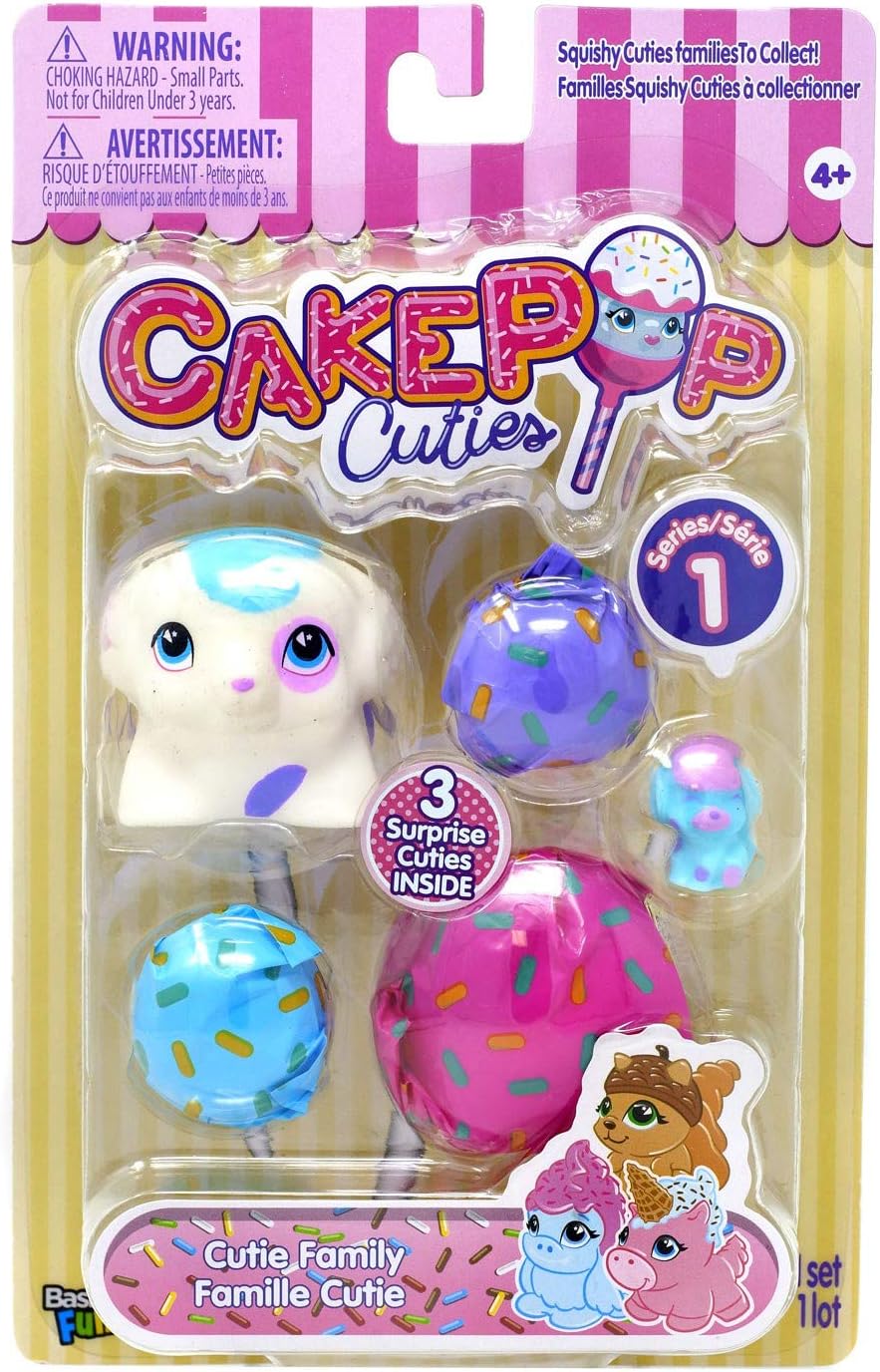 Basic Fun Cakepop Cuties - Doggy Cutie Family - 3 Surprise Cuties Inside