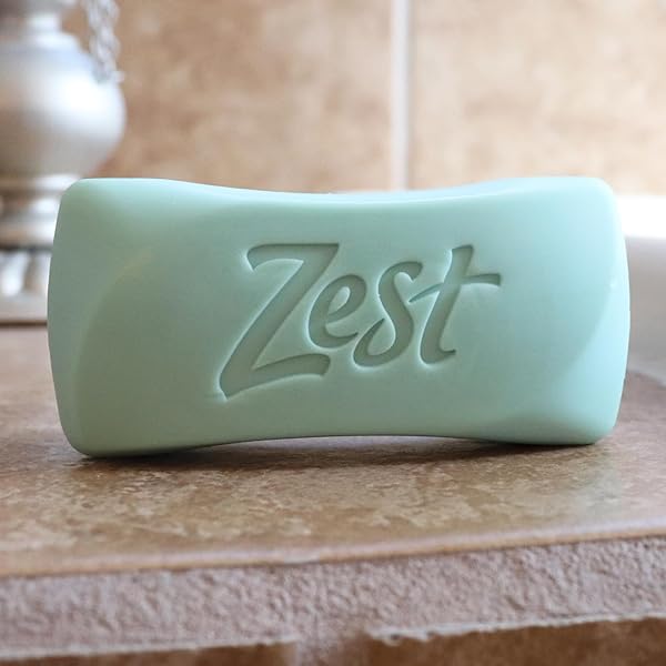 ZEST BAR SOAP – ENRICHED WITH VITAMIN E – MOISTURIZING BODY SOAP – GENTLE SOAP – PARABEN-FREE SOAP BAR – SUITABLE FOR ALL SKIN TYPES – AQUA – 16 PC