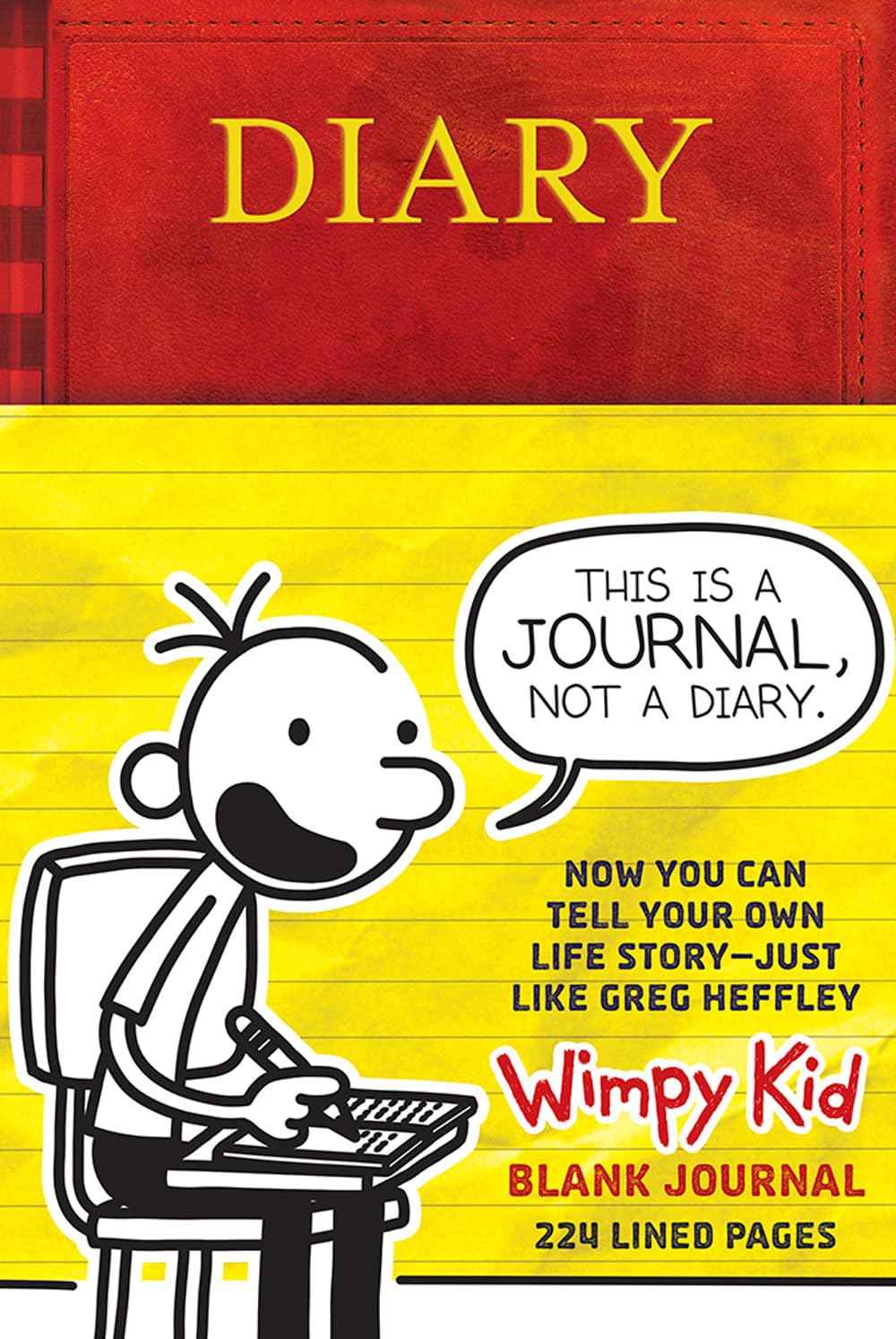 The Diary of a Wimpy Kid Blank Journal: 224 Lined