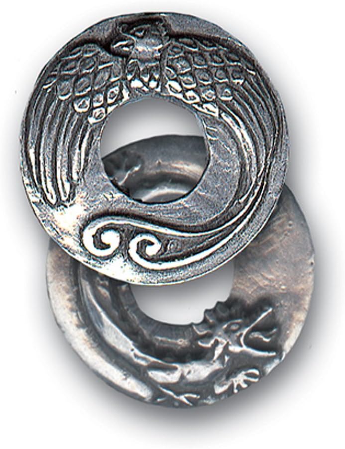 Feng Shui Dragon and Phoenix Pendant (Made in France)