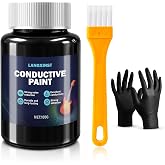 Graphene Conductive Paint for Guitar Shielding and Noise Reduction 100g | Water-based graphene coating helps shield guitar cavities from EMI and reduce unwanted hum while drying to a flexible layer.