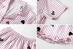 Umeyda Girls Satin Silky Collar V Neck Ruffle Short