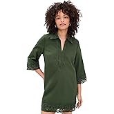 English Factory Women's Crochet Accent Mini Dress