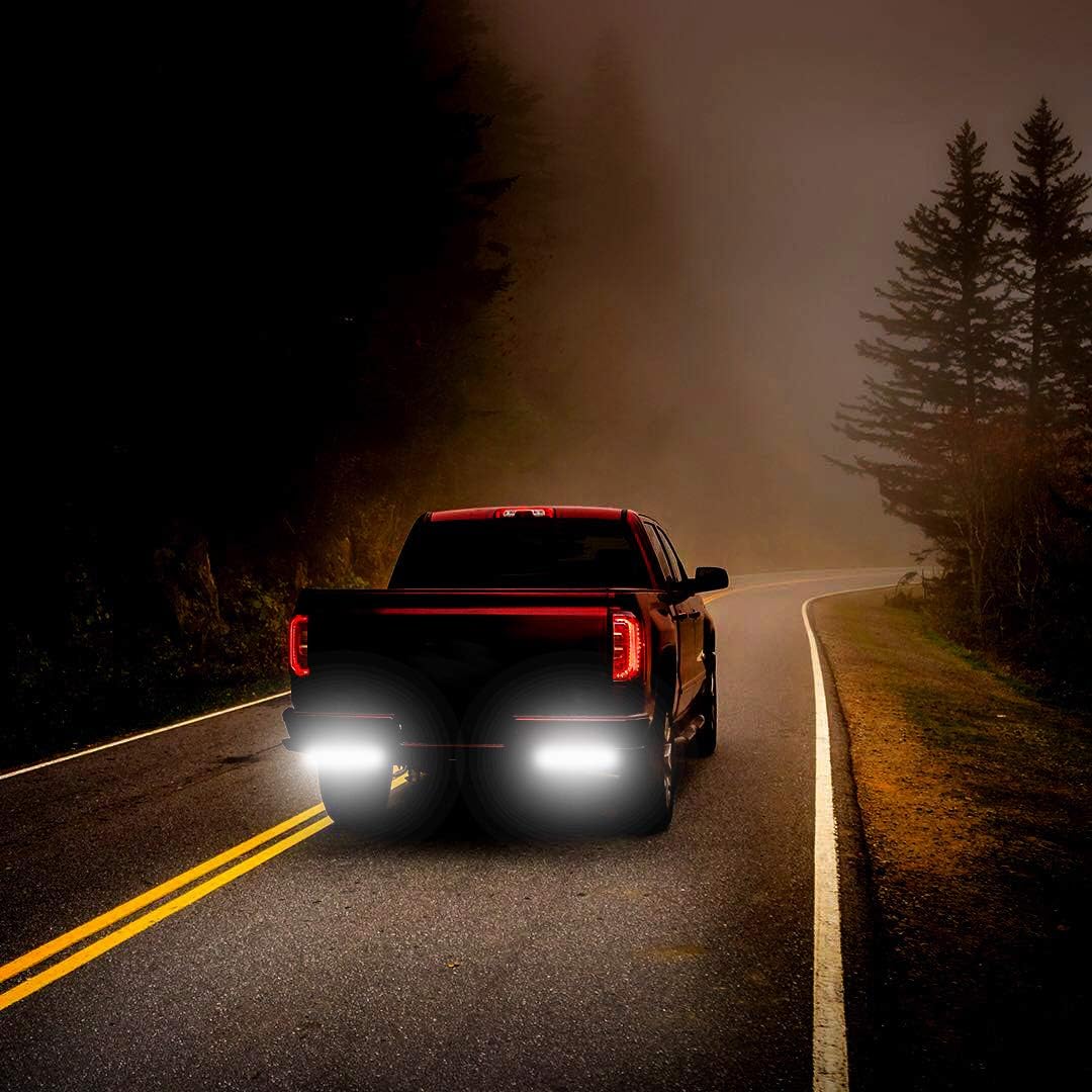 YITAMOTOR LED Light Bar 2PCS 18W 6 Inch Flood LED Work Light Pods Single Row Off Road Led Light Driving Light Fog Light Boat Light Waterproof SUV ATV 4WD Car Truck Golf Cart 12V 24V, 2 Year Warranty: Automotive