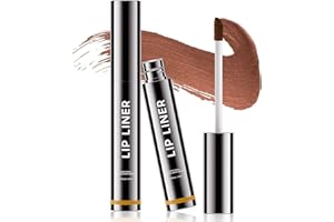 Ihrlpxkc Lip Liner Lip Stain - Peel Off Lip Tint Tattoo, Long-Lasting Moisturizing Lip Stain, Waterproof Nourishing Lip Liner with Matte Finish, Create A Charming Vibrant Lip Color (Nude)