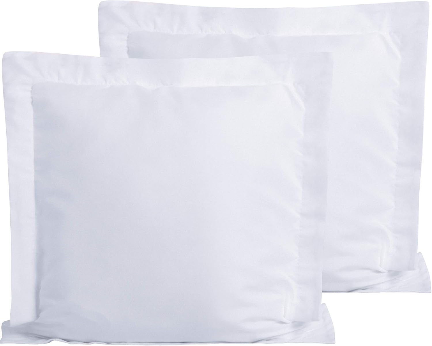 Amazon Com Flxxie 2 Pack Microfiber European Pillow Shams Ultra