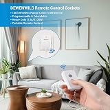 DEWENWILS Remote Control Sockets 30m Range 13A 3120W with Keyring view 4