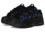 Osiris Men's D3 2001 Skate Shoe, Black/Pink/Holo, 12