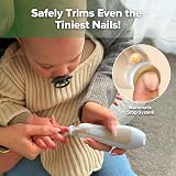 haakaa Electric Baby Nail Trimmer with LED Light 6 Heads Acorn view 2