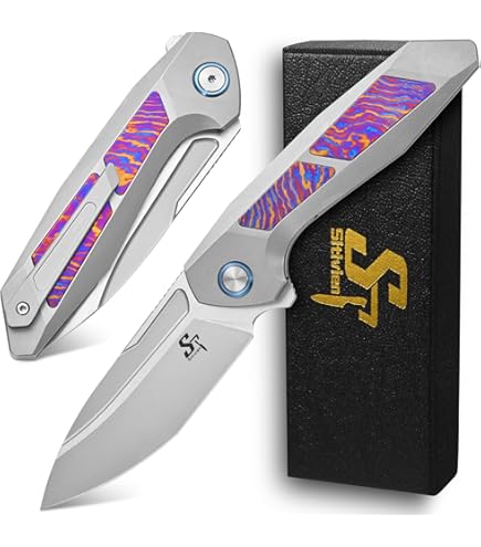 Amazon.com : Sitivien ST278 Folding Knife, S90V Steel Blade