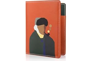 Lychii RFID-blocking Passport Holder Cover, Ultra Slim PU Leather Travel Passport Wallet Organizer, 5.7" x 4.1"