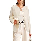 Arach&Cloz Womens Wool Blend Sweater Blazers Business Casual Jacket with Pockets 2026