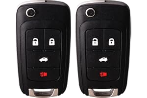 TG Auto Keyless Key Fob Remote Control Replacement for 2015 2016 2017 2018 2019 Chevrolet Camaro Equinox Impala Malibu GMC Te