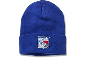 AMERICAN NEEDLE National Hockey League Officially Licensed NHL Team Unisex Beanie Hat, Cuffed Knit Collection Headwear