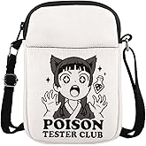 MAOFAED Anime Theme Crossbody Bag, Poison Tester Club Shoulder Bag for Fans, Anime Lover Gift, Manga Gift(poison)