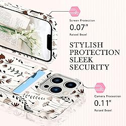 Petocase for iPhone 13 Pro Wallet Case Card Holder