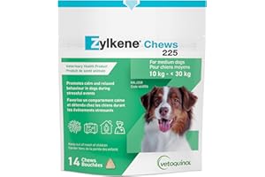 Vetoquinol Zylkene – Veterinary Health Product - Calm and Relaxed Behaviour in Pets During Stressful Events - 225 mg - Medium