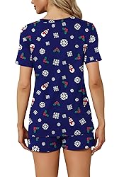 RUBZOOF Christmas Pajamas for Women Shorts Set