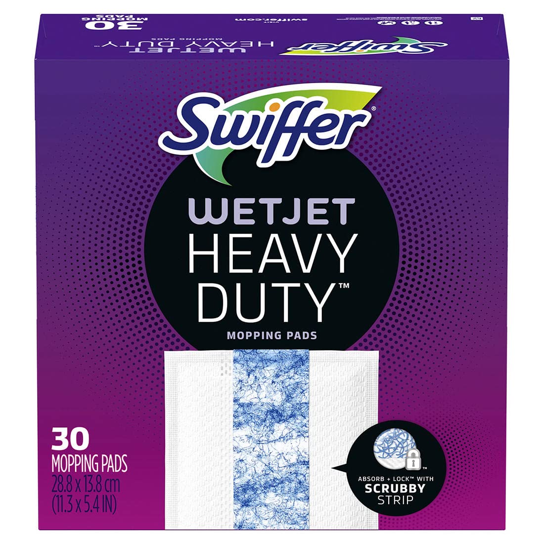Photo 1 of Swiffer WetJet Heavy Duty Mopping Pad Refill, 30 Count