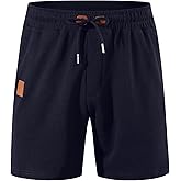 Mauro Kane Men's 5" Sweat Shorts with Pockets-Moisture-Wicking Athletic Gym Casual Shorts