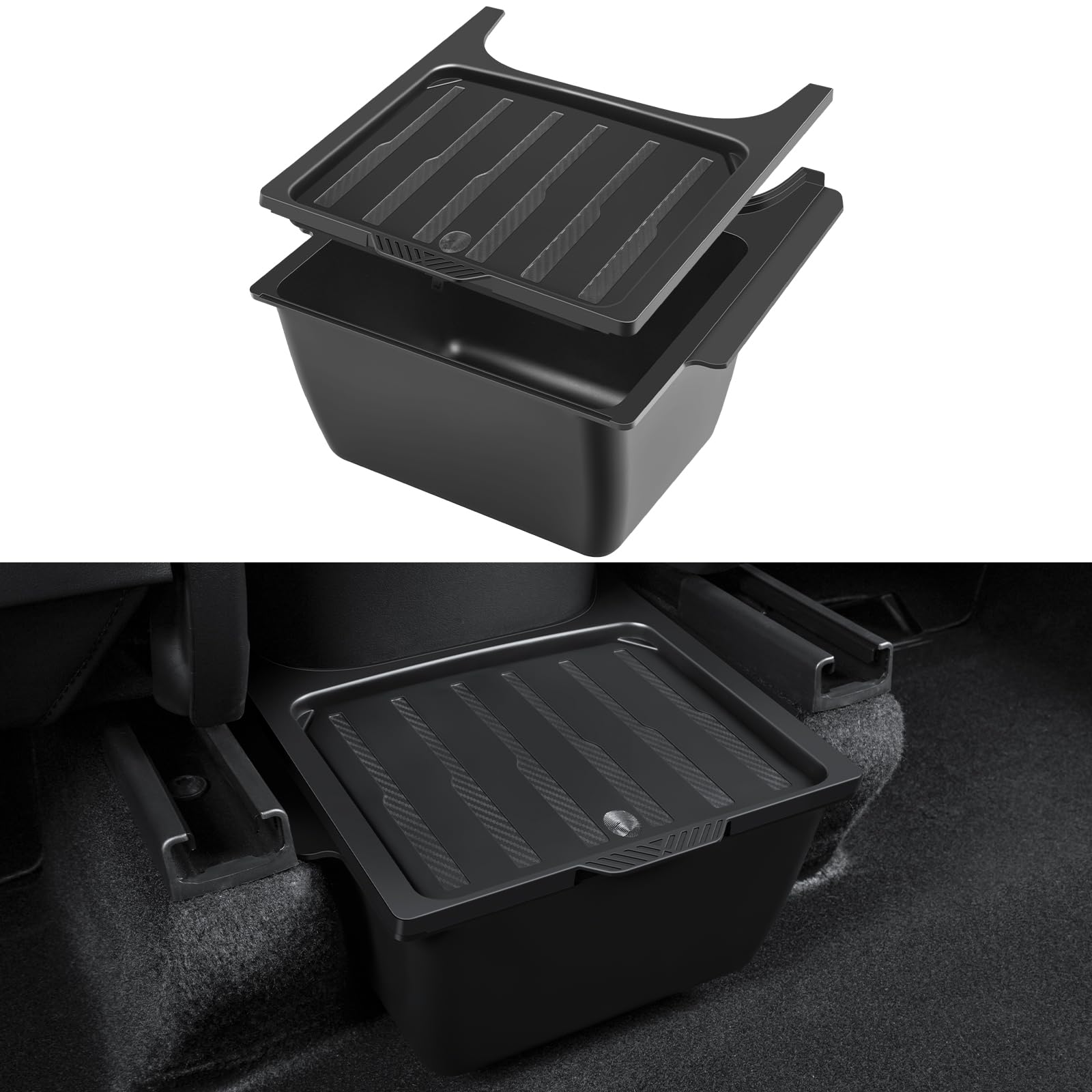 KUNIST for Tesla Model Y Rear Under Seat Organizer
